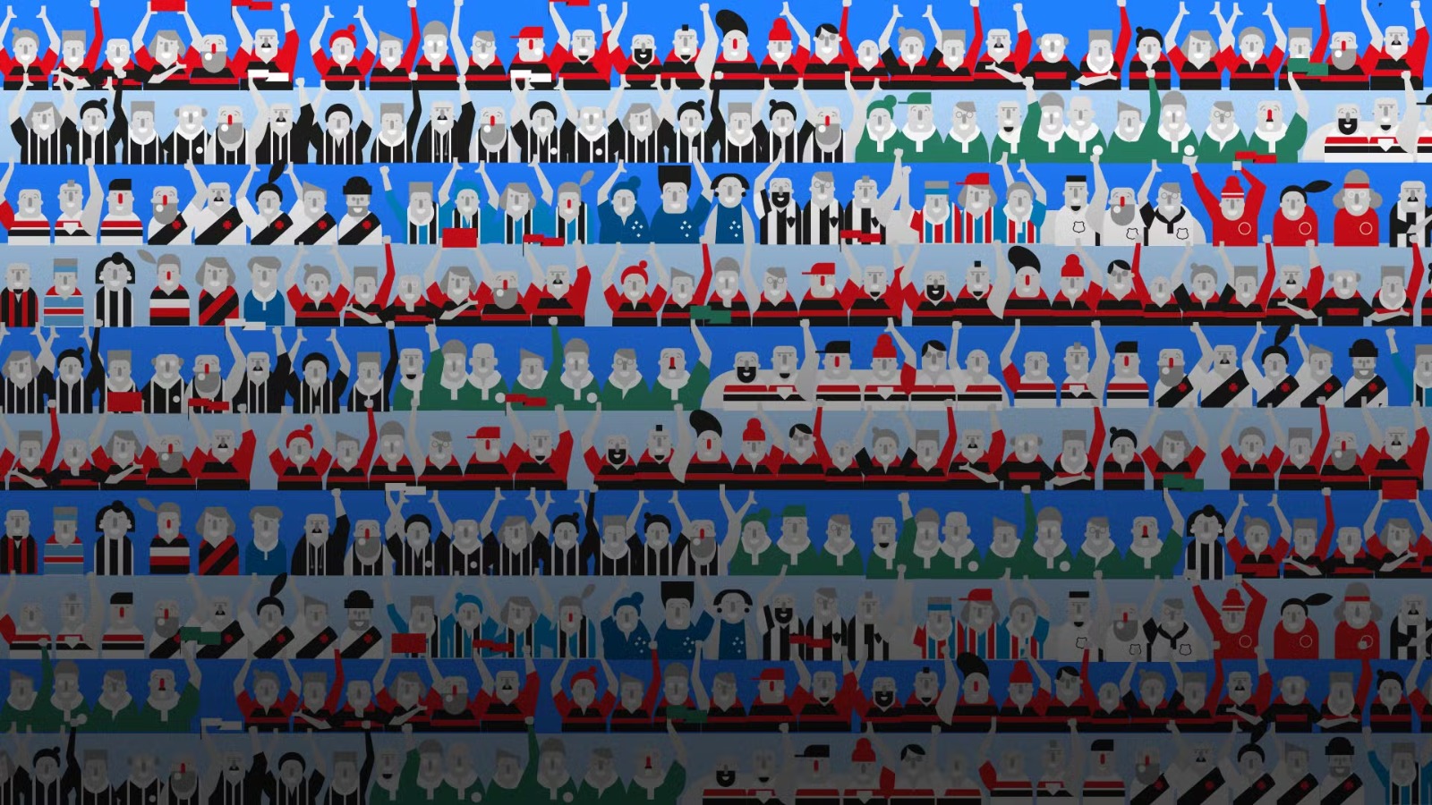 Pesquisa O GLOBO/ Ipsos-Ipec: Corinthians e So Paulo caem, e Flamengo aumenta liderana como maior torcida do pas; veja ranking