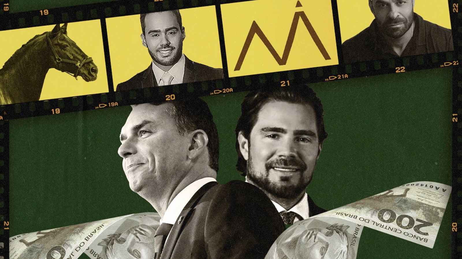 �UDIO: Fl�vio Bolsonaro negociou com Daniel Vorcaro R$ 134 milh�es para bancar filme sobre Jair