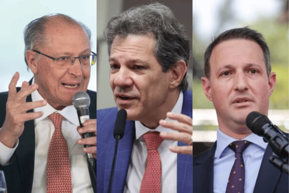 Pesquisa: Haddad e Alckmin embolam disputa contra Derrite ao Senado