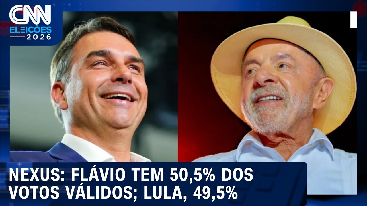 Nexus/BTG: Fl�vio tem 50,5% de votos v�lidos no 2� turno; Lula, 49,5%